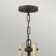 Beloit 3 - Light Iron Rust Geometric Pendant