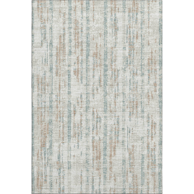 Premium Machine Washable Tiream Ivory Rug
