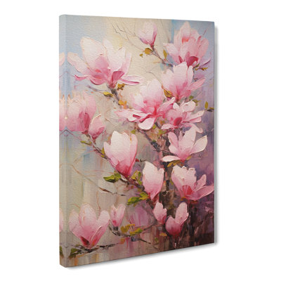 Floral Impressionism - Wrapped Canvas Print