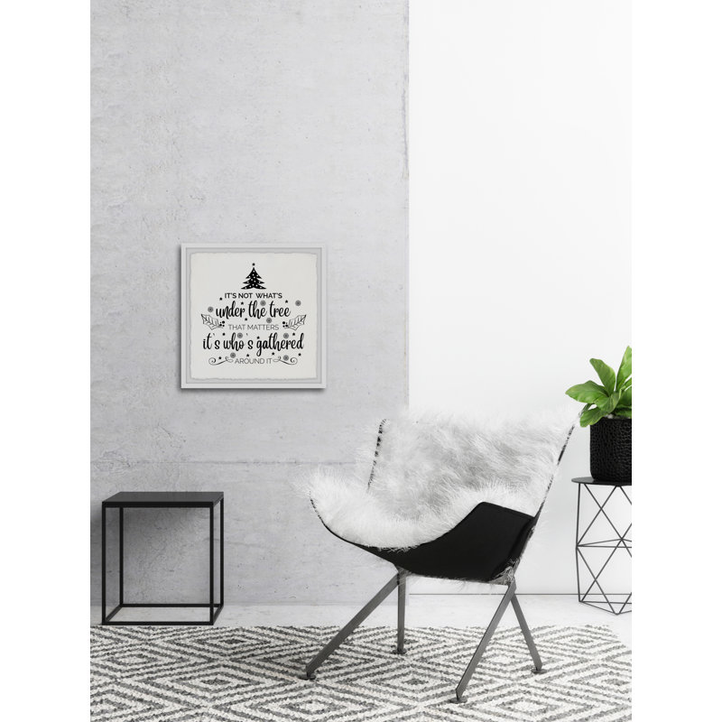 Under The Tree - Single Picture Frame Print, 45cm H x 45cm W x 3.81cm D