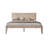 Arvion Queen Size Transitional Modern Solid Wood Platform Bed Frame, ARB-43-Q, with Panel Headboard & Japanese Joinery, Driftwood Beige, No Box Spring Needed-357193829-357193826
