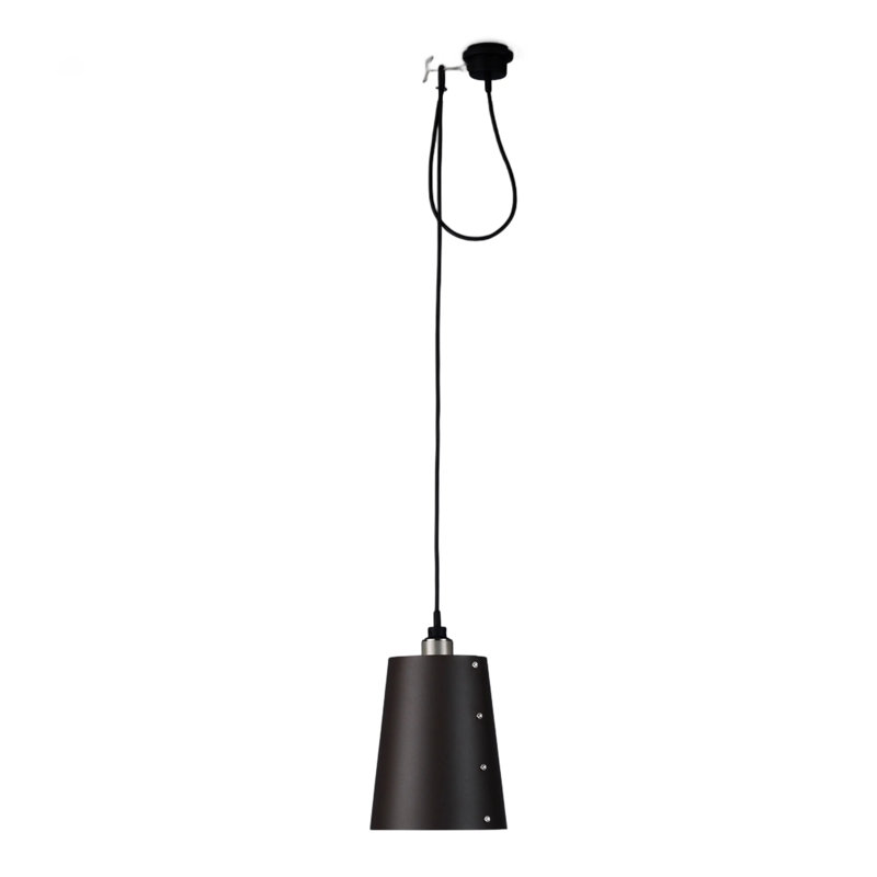 1 - Light Pendant, Stainless Steel, Graphite