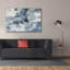 «In The Clouds Indigo and Grey» par Silvia Vassileva, reproduction sur toile tendue-2072373041