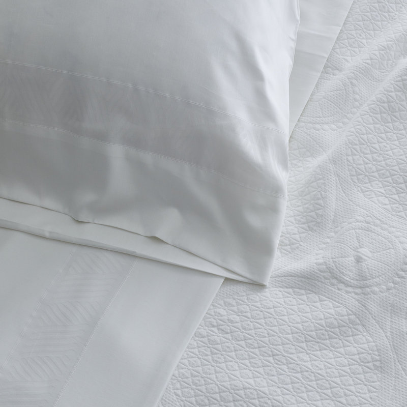 Ensemble de draps 100% coton The Met X Ann Gish, Os / os, Ensemble de draps pour très grand lit avec 2 taie
