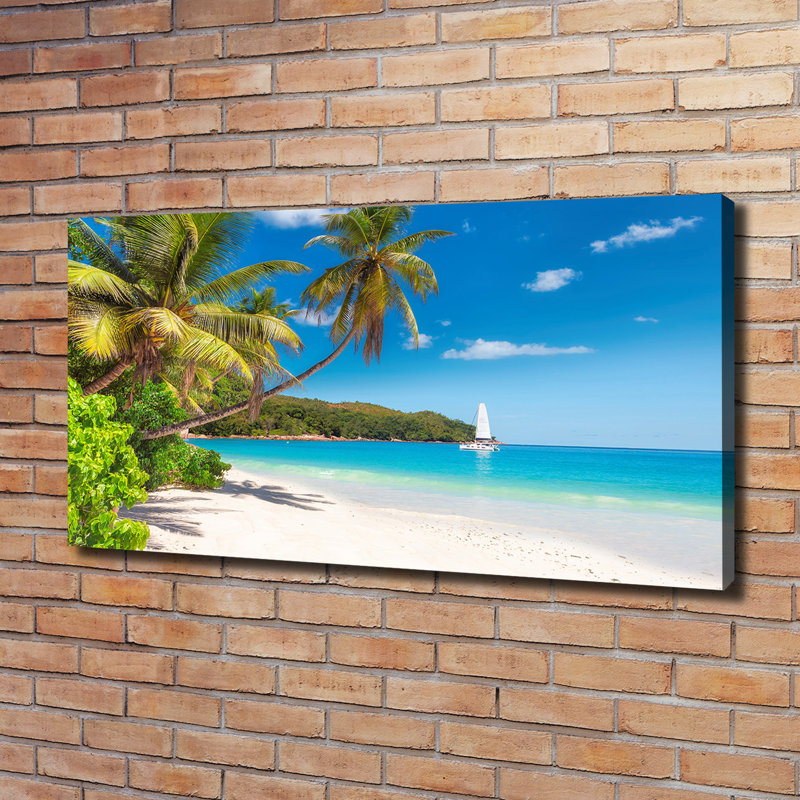 Tropical Beach - Wrapped Canvas Print