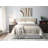 Upholstered Linen Blend Panel Headboard-188082031-187994520