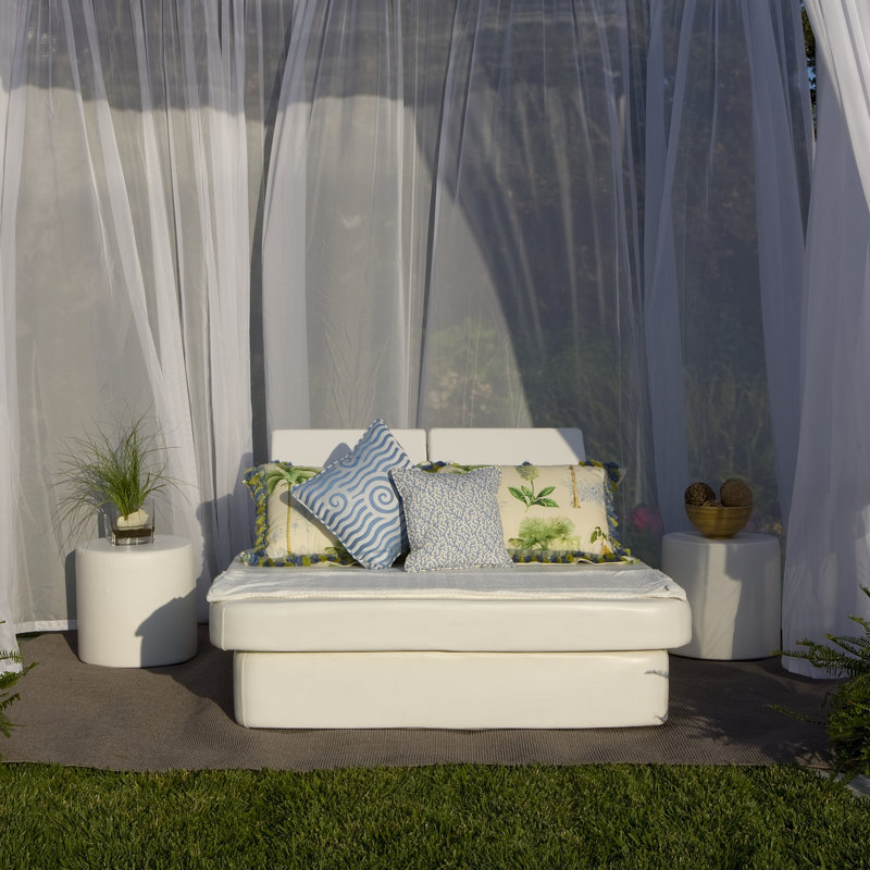 60'' Wide Reversible Patio Daybed, Chill White
