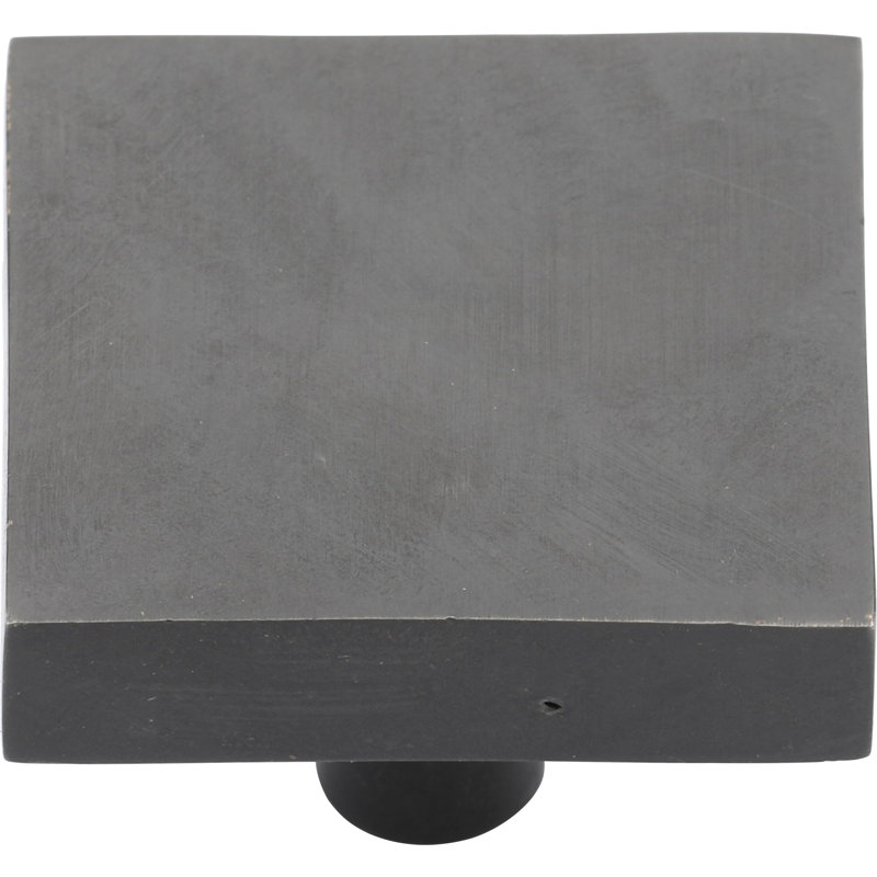 Square Disc Knob, 1.25, Dark Bronze