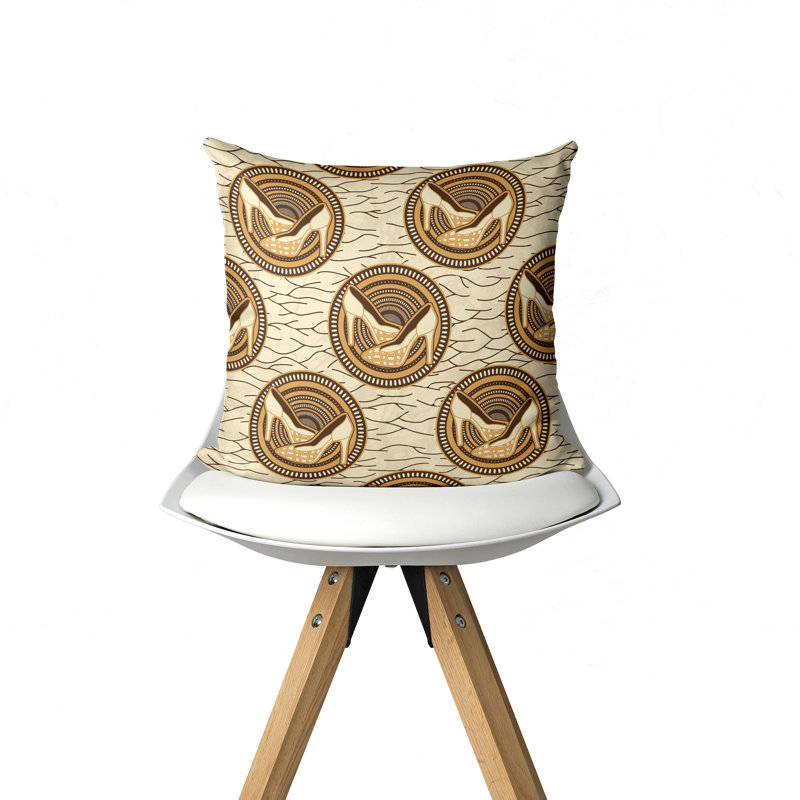 Coussin Fara Tribal Fashion, 16" x 16"
