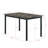 Faux Marble Top Metal Frame Dinette Table