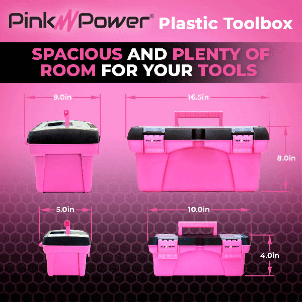 17 Tool Box for Women Pink Power