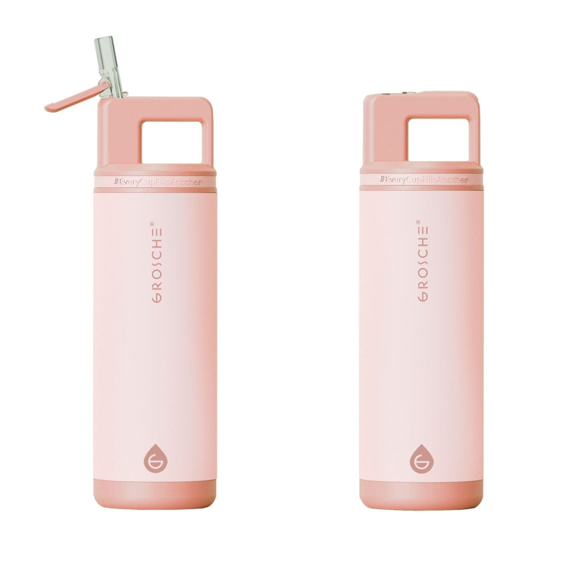 Bouteille d'eau Grosche, Rose, 20 oz