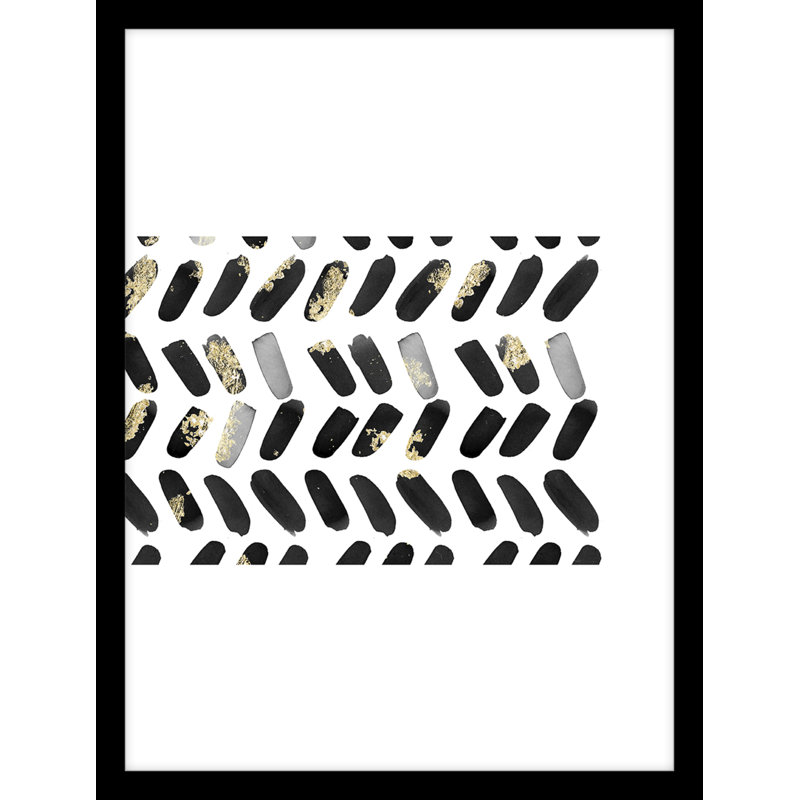 Ridge Chain Black 3 Painting, 26" H x 22" W x 2" D