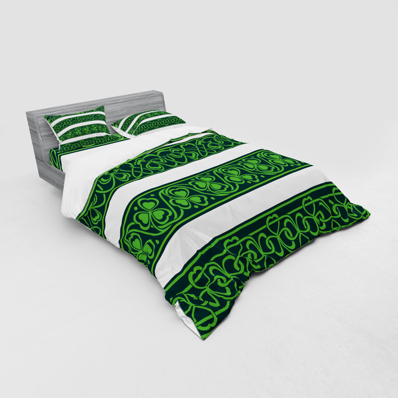 Ensemble de housse de couette Forest / Green, Housse de couette grand + 3 pièces supplémentair