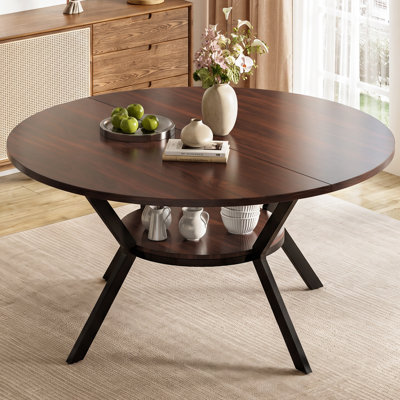 Metal Base Dining Table