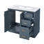 Ensemble de meuble-lavabo autoportant avec 3 tiroirs-1561043537