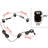 Matte Black Low Voltage Plug-in Integrated LED Spotlight