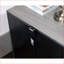 Grey 3-Drawer Nightstand with USB Ports &amp; Solid Wood Handles