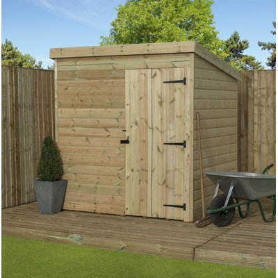Shiplap Pent Wooden Shed
