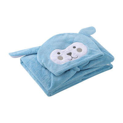 Bath TowelsChildren's Hooded Bath Towel, Coral Velvet Baby Cape Bathrobe, Strong Water Absorption, Soft Large Bath Towel