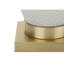 Lighting, h 26 po, lampe de table, céramique blanche, abat-jour, transitionnel