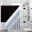 Rideaux de douche à motif géométrique minimaliste, 71 x 71-444320907