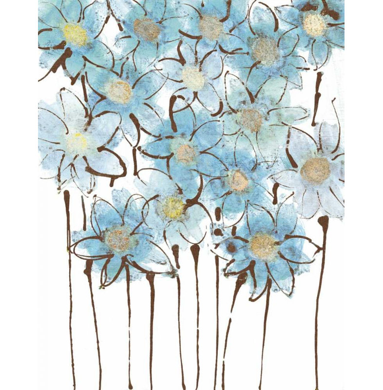 Reproduction d'art sur toile tendue par Trinx Jill, Susan: Soft Forget Me Nots 16445, H 35 po x l 28 po