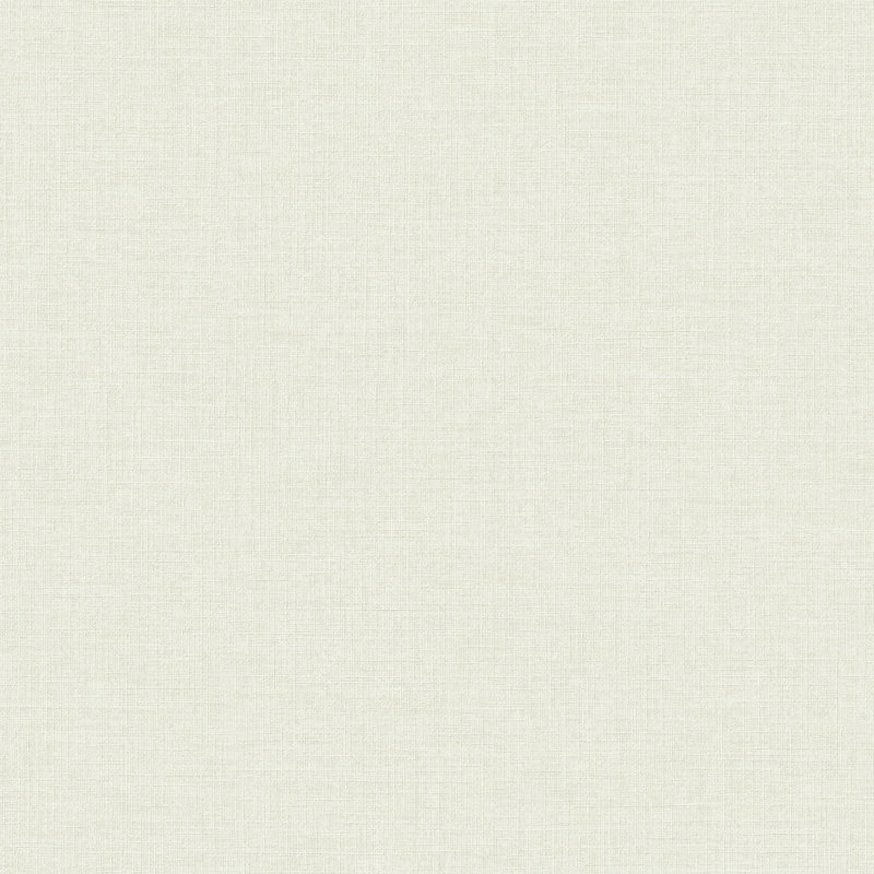 Inia Collection Textile Plain Wallpaper Roll, Cream