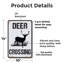 Enseigne de chevreuil Buck 10 po x 14 po