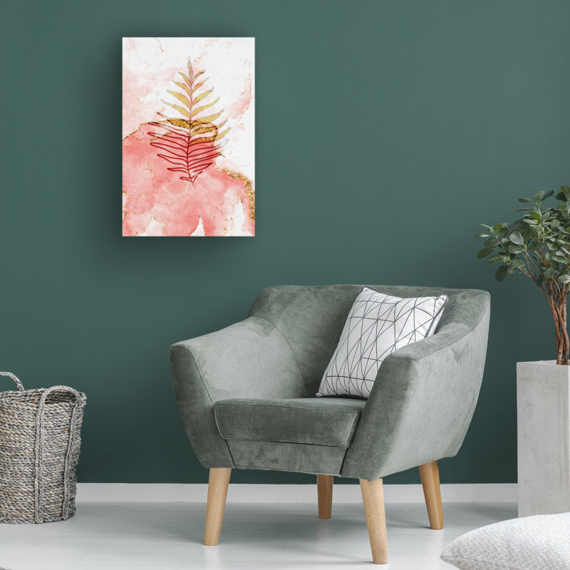 Art sur toile Fadil Roze Oclier, H 47 po x l 30 po x P 2 po