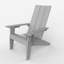 Chaise Adirondack en plastique Yeagertown-1020592662
