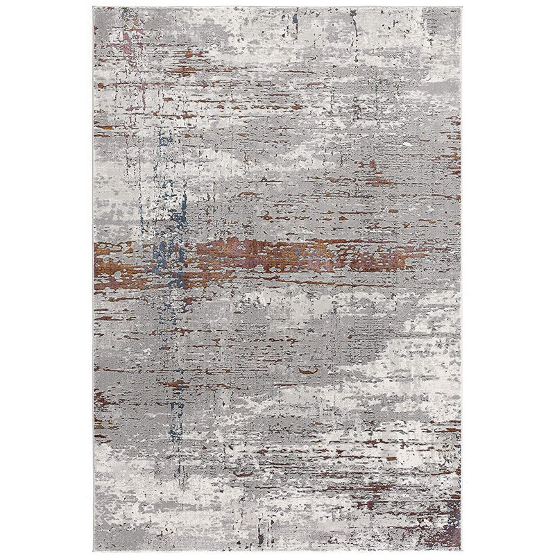 Abstract Indoor Rug, Rectangle 7' x 10'