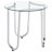 Chrome 2-piece Round Coffee Table Set
