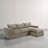 4 - Piece Upholstered Boneless Chenille Modular Sectional Sofa with Removable Ottoman– Fully Compressed, No Assembly Required-1283040804