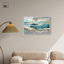 Reproduction d'art sur toile encadrée "Golden Tides" par Art Remedy, cadre blanc, 30 x 20-135655515-135655524