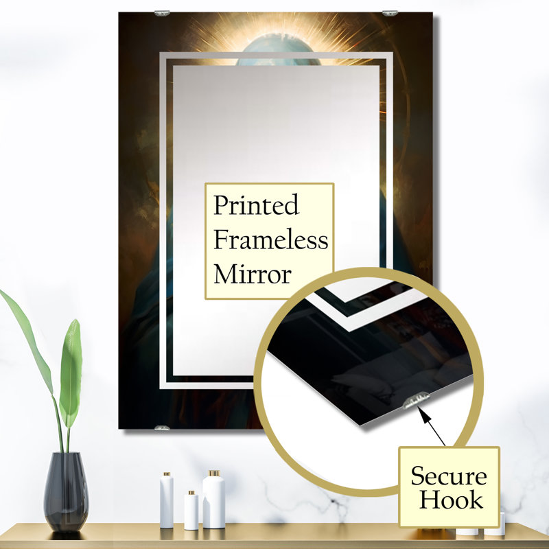 Miroir mural Balmes - Christianism MIR142024, 40 po x 30 po