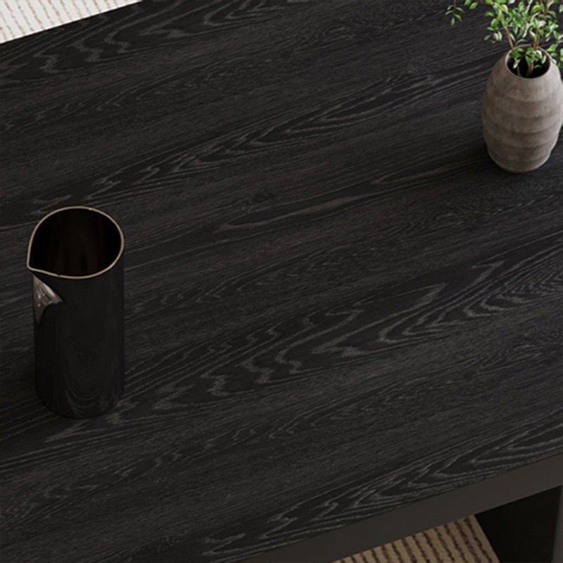 Table basse simple et élégante, H 15,75 po x L 59,06 po x l 26,77 po, Noir