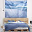 Tapisserie seascape storm clouds over ocean-28486969