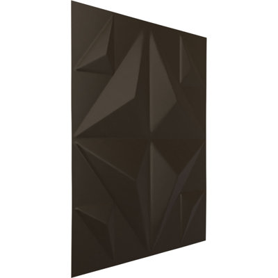Panneau mural décoratif 3D en cristal EnduraWall l 19 5/8 po x H 19 5/8 po (couvre 2,67 pieds carrés)