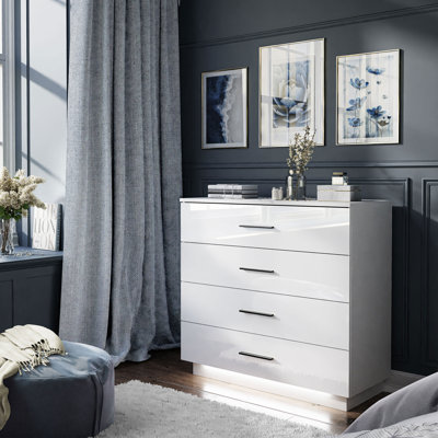 Bujold 95cm W 4 - Drawer Chest of Drawers