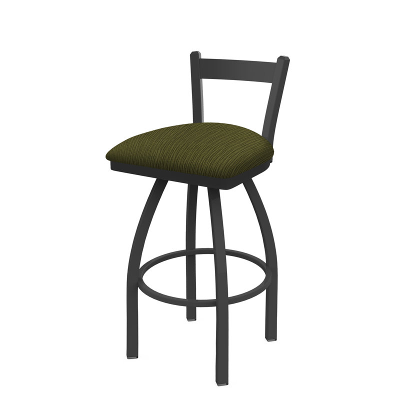 Tabouret de bar 821 Catalina, Perroquet graphique, Étain, Tabouret de bar (assise de 30 po de hauteur)