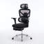Fauteuil de bureau ergonomique avec support lombaire à massage, appui-tête 4D, accoudoirs 5D, hauteur de dossier réglable et profondeur d'assise.
