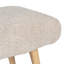 Solid + Manufactured Wood Accent Stool