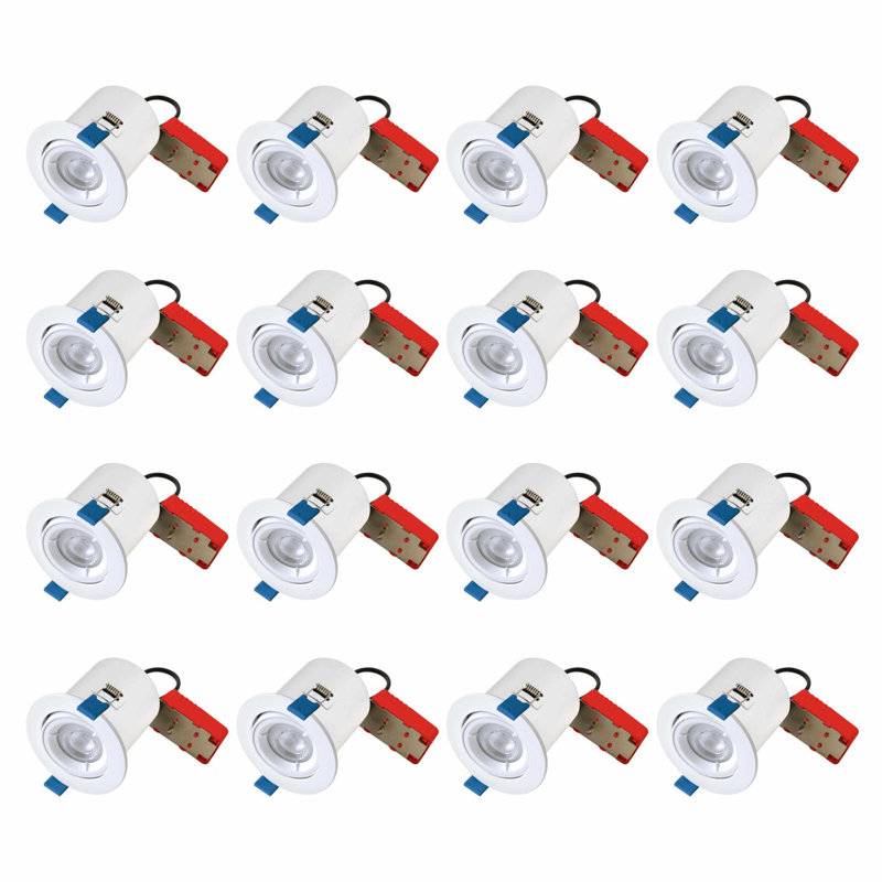 Deveral 9.6cm Recessed Lighting Kit, White
