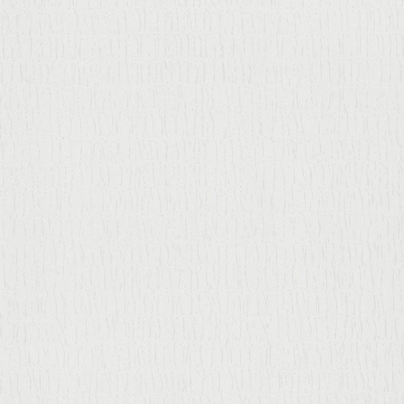 Kumano Pearlescent 3D Embossed Ruche Silk Wallpaper Roll, White