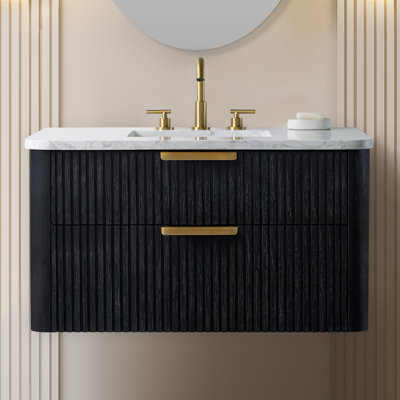 Meuble-lavabo mural simple 36 po Liljan