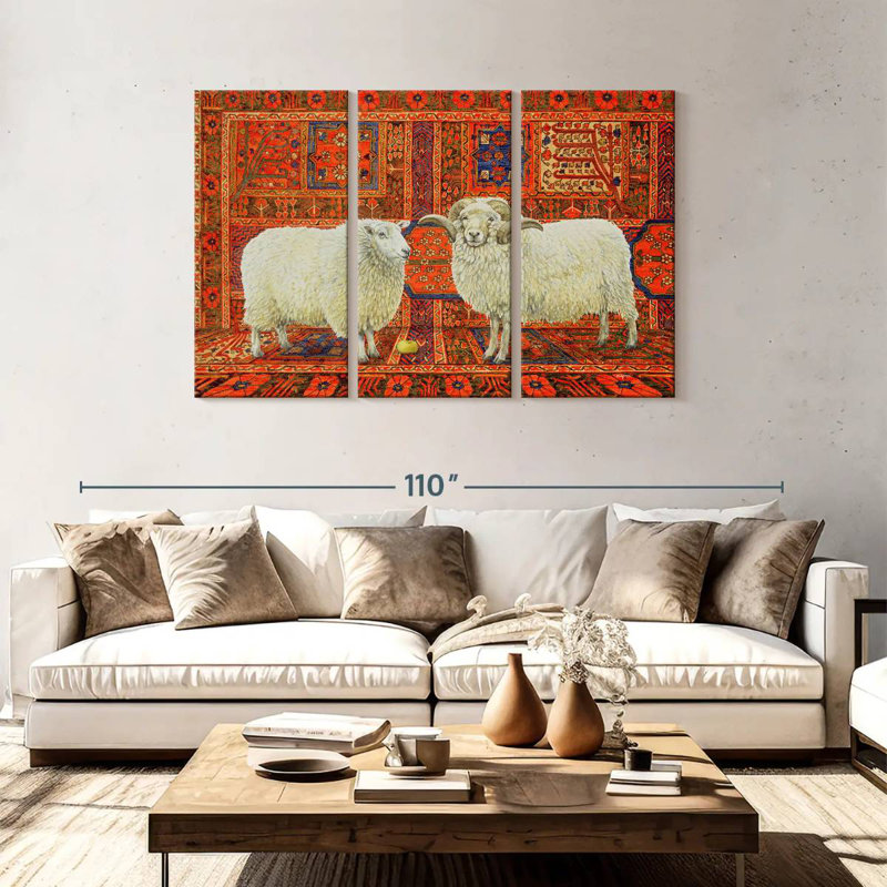 Brampt Persian Wool, 48" H x 74" W