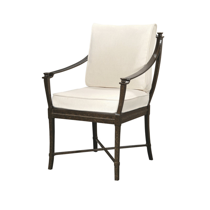 Andalusia Outdoor Dining Armchair, Beige 71627L22