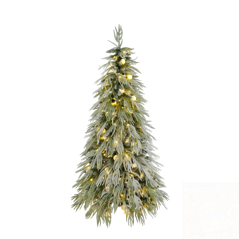 Artificial Hinged Christmas Tree With LED Lights