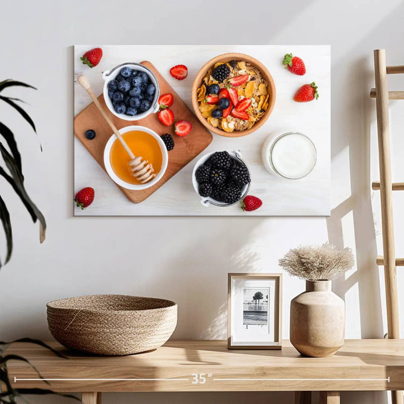 Yarlin Berry Cereal Breakfast, 16" H x 24" W